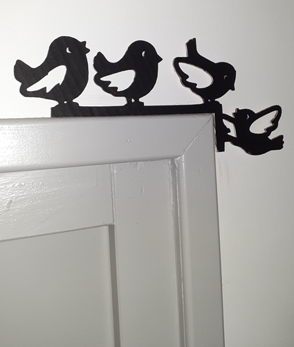 Décoration de porte - Oiseau